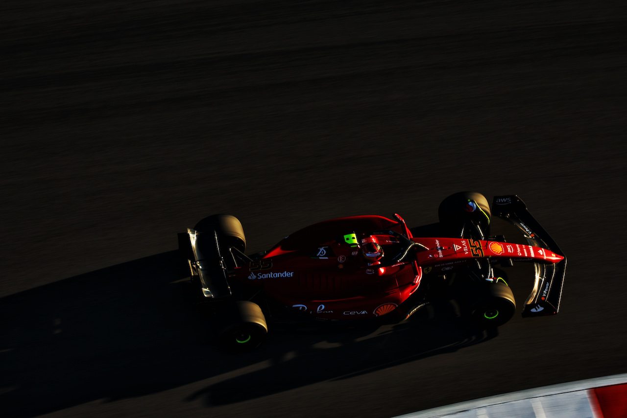 GP STATI UNITI, Carlos Sainz Jr (ESP) Ferrari F1-75.
21.10.2022. Formula 1 World Championship, Rd 19, United States Grand Prix, Austin, Texas, USA, Practice Day.
 - www.xpbimages.com, EMail: requests@xpbimages.com © Copyright: Coates / XPB Images