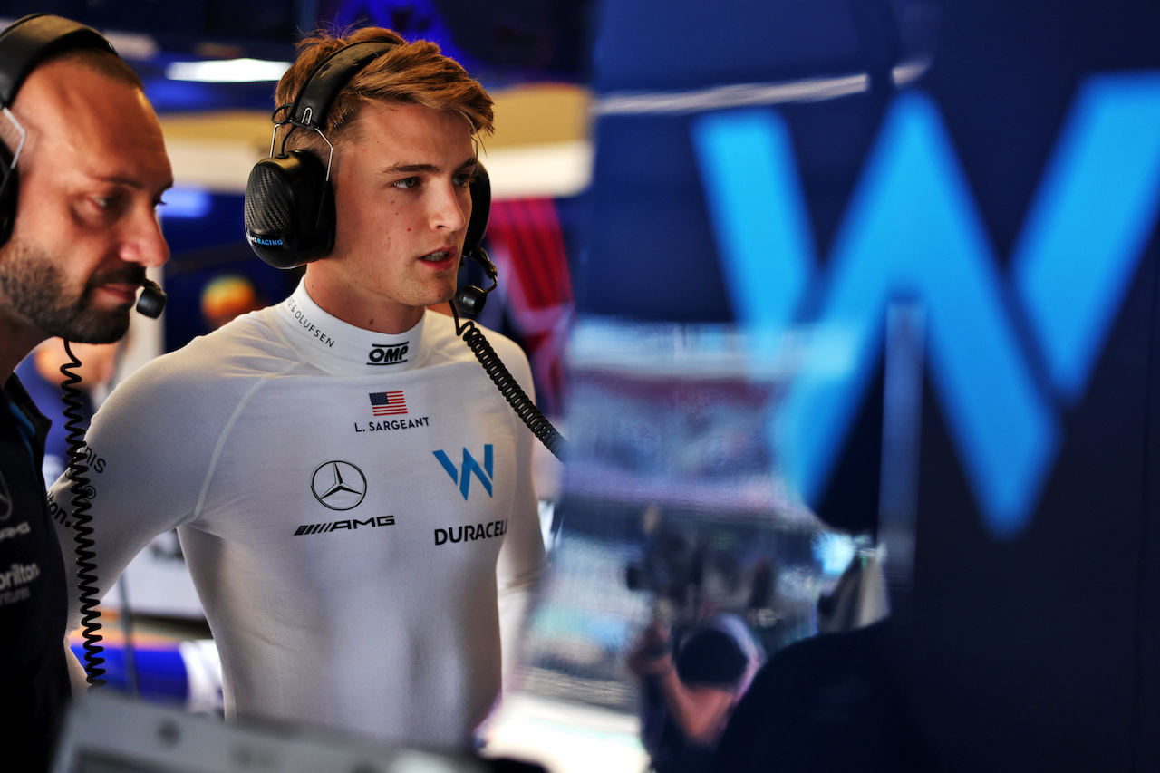 GP STATI UNITI, Logan Sargeant (USA) Williams Racing Academy Driver.
21.10.2022. Formula 1 World Championship, Rd 19, United States Grand Prix, Austin, Texas, USA, Practice Day.
- www.xpbimages.com, EMail: requests@xpbimages.com © Copyright: Bearne / XPB Images