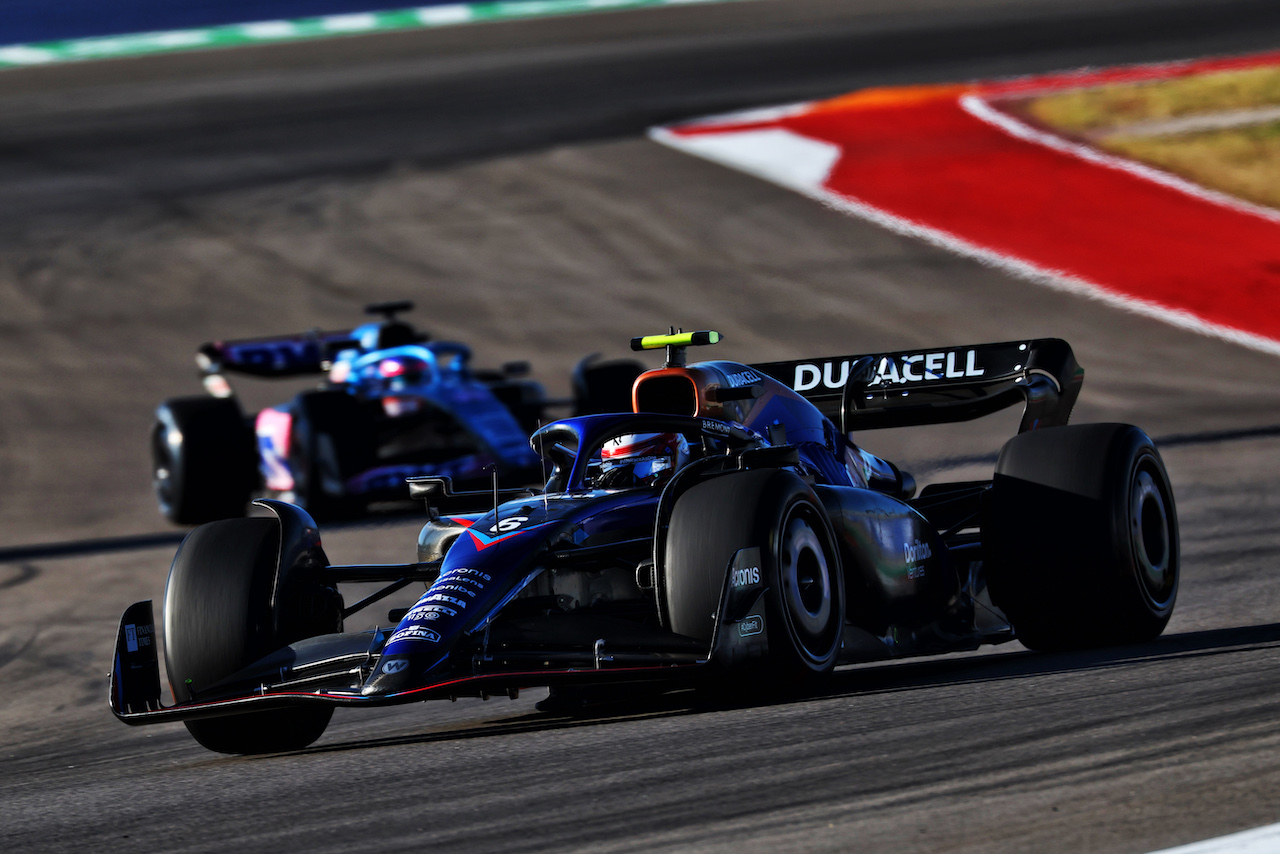 GP STATI UNITI, Nicholas Latifi (CDN) Williams Racing FW44.
21.10.2022. Formula 1 World Championship, Rd 19, United States Grand Prix, Austin, Texas, USA, Practice Day.
 - www.xpbimages.com, EMail: requests@xpbimages.com © Copyright: Coates / XPB Images