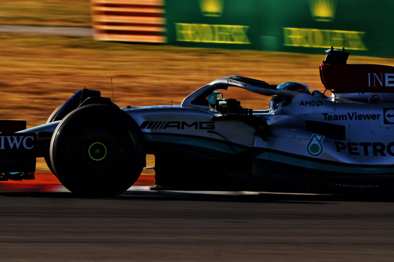 GP STATI UNITI, George Russell (GBR) Mercedes AMG F1 W13.
21.10.2022. Formula 1 World Championship, Rd 19, United States Grand Prix, Austin, Texas, USA, Practice Day.
 - www.xpbimages.com, EMail: requests@xpbimages.com © Copyright: Coates / XPB Images
