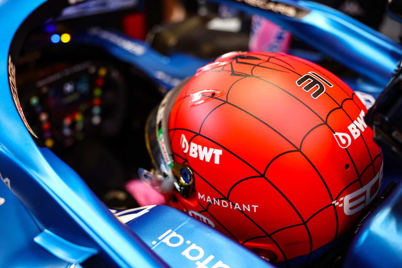 GP STATI UNITI, Esteban Ocon (FRA), Alpine F1 Team 
21.10.2022. Formula 1 World Championship, Rd 19, United States Grand Prix, Austin, Texas, USA, Practice Day.
- www.xpbimages.com, EMail: requests@xpbimages.com ¬© Copyright: Charniaux / XPB Images