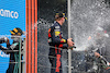 GP UNGHERIA, Gara winner Max Verstappen (NLD) Red Bull Racing celebrates on the podium.
31.07.2022. Formula 1 World Championship, Rd 13, Hungarian Grand Prix, Budapest, Hungary, Gara Day.
- www.xpbimages.com, EMail: requests@xpbimages.com © Copyright: Bearne / XPB Images