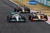 GP UNGHERIA, Lewis Hamilton (GBR), Mercedes AMG F1  e Lando Norris (GBR), McLaren F1 Team 
31.07.2022. Formula 1 World Championship, Rd 13, Hungarian Grand Prix, Budapest, Hungary, Gara Day.
- www.xpbimages.com, EMail: requests@xpbimages.com © Copyright: Charniaux / XPB Images
