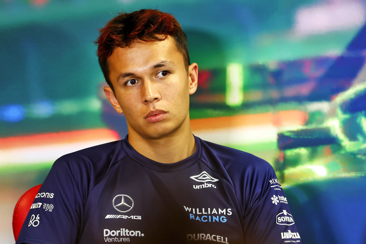 GP UNGHERIA, Alexander Albon (THA) Williams Racing in the FIA Press Conference.
28.07.2022. Formula 1 World Championship, Rd 13, Hungarian Grand Prix, Budapest, Hungary, Preparation Day.
- www.xpbimages.com, EMail: requests@xpbimages.com © Copyright: Charniaux / XPB Images