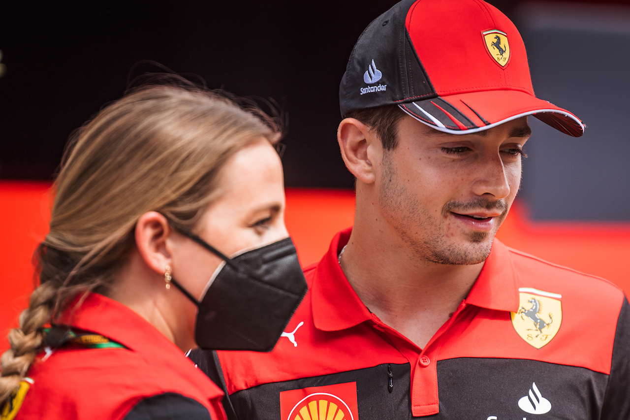 GP UNGHERIA, Charles Leclerc (MON) Ferrari.
28.07.2022. Formula 1 World Championship, Rd 13, Hungarian Grand Prix, Budapest, Hungary, Preparation Day.
- www.xpbimages.com, EMail: requests@xpbimages.com © Copyright: Bearne / XPB Images