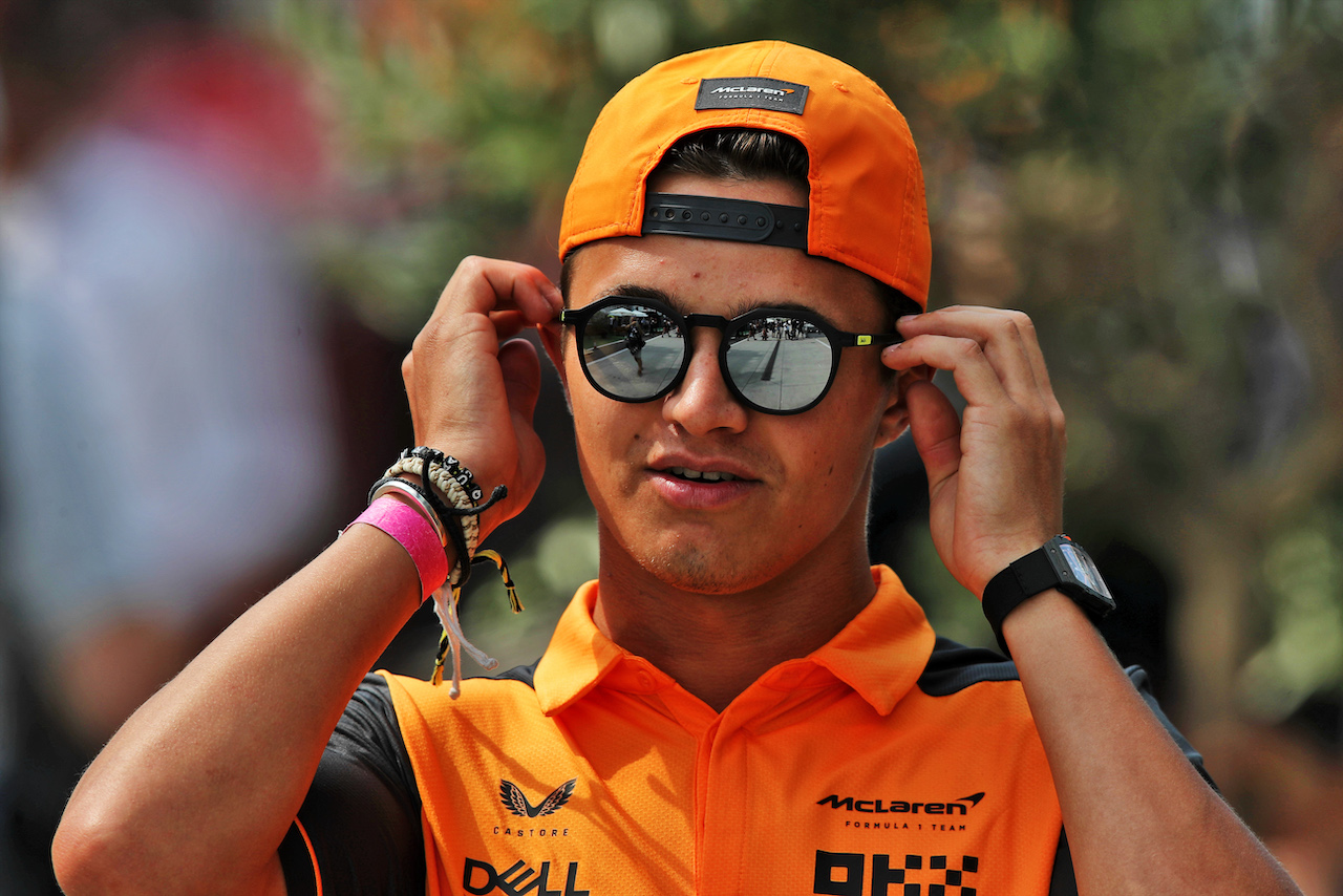 GP UNGHERIA, Lando Norris (GBR) McLaren.
28.07.2022. Formula 1 World Championship, Rd 13, Hungarian Grand Prix, Budapest, Hungary, Preparation Day.
 - www.xpbimages.com, EMail: requests@xpbimages.com © Copyright: Coates / XPB Images
