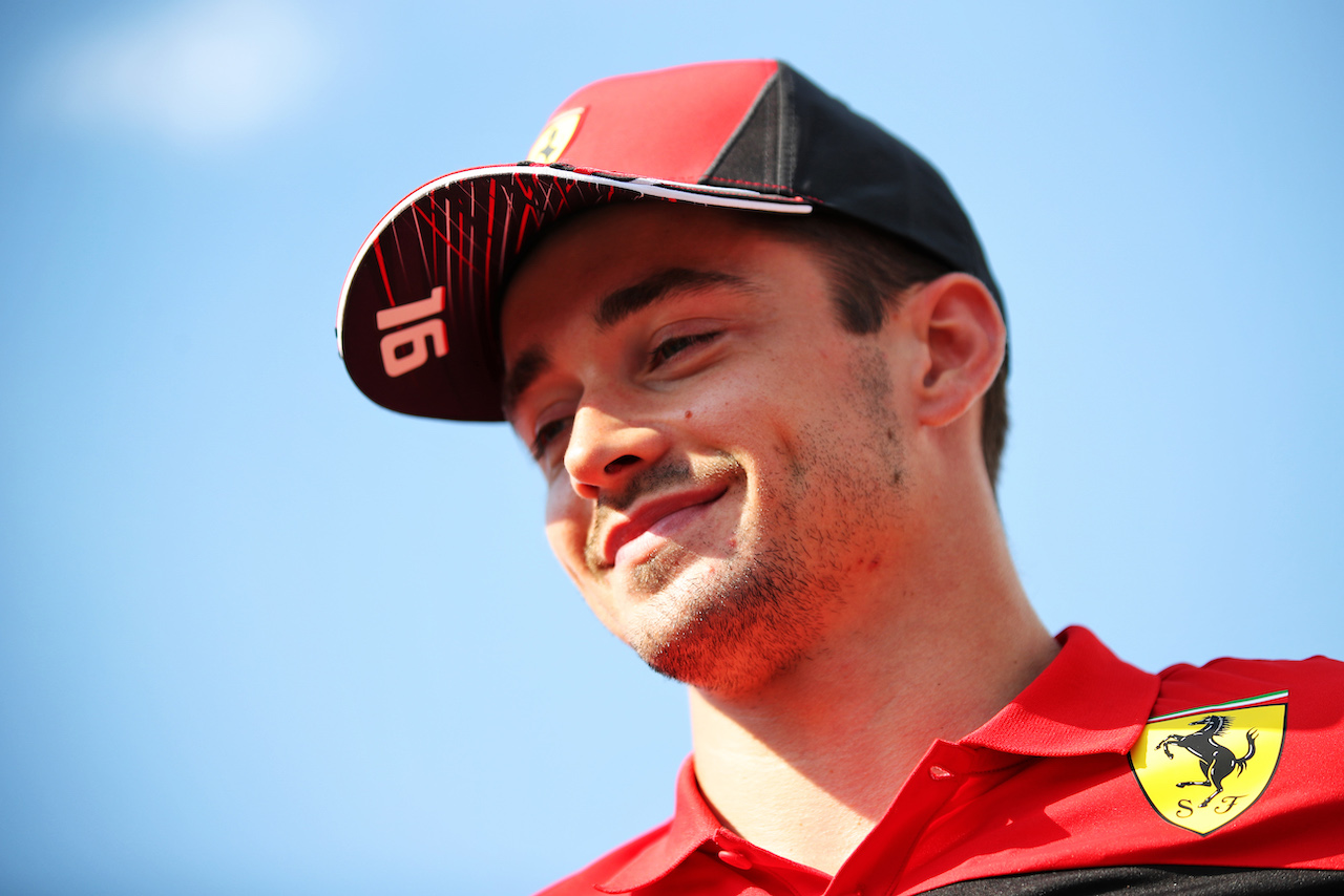 GP UNGHERIA, Charles Leclerc (MON) Ferrari.
28.07.2022. Formula 1 World Championship, Rd 13, Hungarian Grand Prix, Budapest, Hungary, Preparation Day.
 - www.xpbimages.com, EMail: requests@xpbimages.com © Copyright: Coates / XPB Images