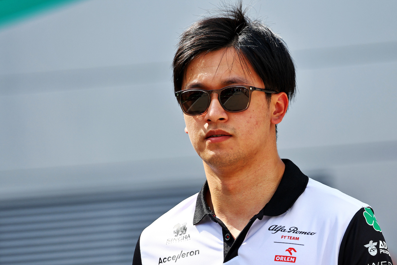 GP UNGHERIA, Guanyu Zhou (CHN) Alfa Romeo F1 Team.
28.07.2022. Formula 1 World Championship, Rd 13, Hungarian Grand Prix, Budapest, Hungary, Preparation Day.
- www.xpbimages.com, EMail: requests@xpbimages.com © Copyright: Batchelor / XPB Images