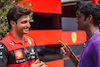 GP UNGHERIA, (L to R): Carlos Sainz Jr (ESP) Ferrari with Lawrence Barretto (GBR) Formula 1 Senior Writer Editor.
28.07.2022. Formula 1 World Championship, Rd 13, Hungarian Grand Prix, Budapest, Hungary, Preparation Day.
- www.xpbimages.com, EMail: requests@xpbimages.com © Copyright: Bearne / XPB Images
