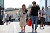GP UNGHERIA, (L to R): Isabel Hernaez with her boyfriend Carlos Sainz Jr (ESP) Ferrari.
28.07.2022. Formula 1 World Championship, Rd 13, Hungarian Grand Prix, Budapest, Hungary, Preparation Day.
 - www.xpbimages.com, EMail: requests@xpbimages.com © Copyright: Coates / XPB Images