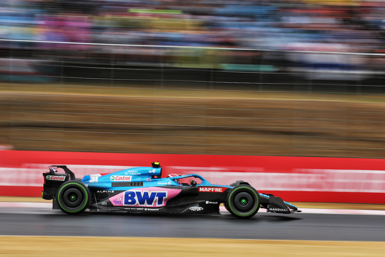 GP UNGHERIA, Esteban Ocon (FRA) Alpine F1 Team A522.
30.07.2022. Formula 1 World Championship, Rd 13, Hungarian Grand Prix, Budapest, Hungary, Qualifiche Day.
 - www.xpbimages.com, EMail: requests@xpbimages.com © Copyright: Coates / XPB Images
