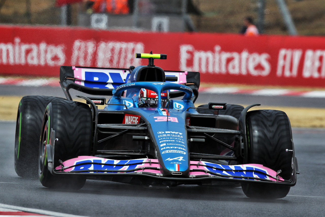 GP UNGHERIA, Esteban Ocon (FRA) Alpine F1 Team A522.
30.07.2022. Formula 1 World Championship, Rd 13, Hungarian Grand Prix, Budapest, Hungary, Qualifiche Day.
 - www.xpbimages.com, EMail: requests@xpbimages.com © Copyright: Coates / XPB Images