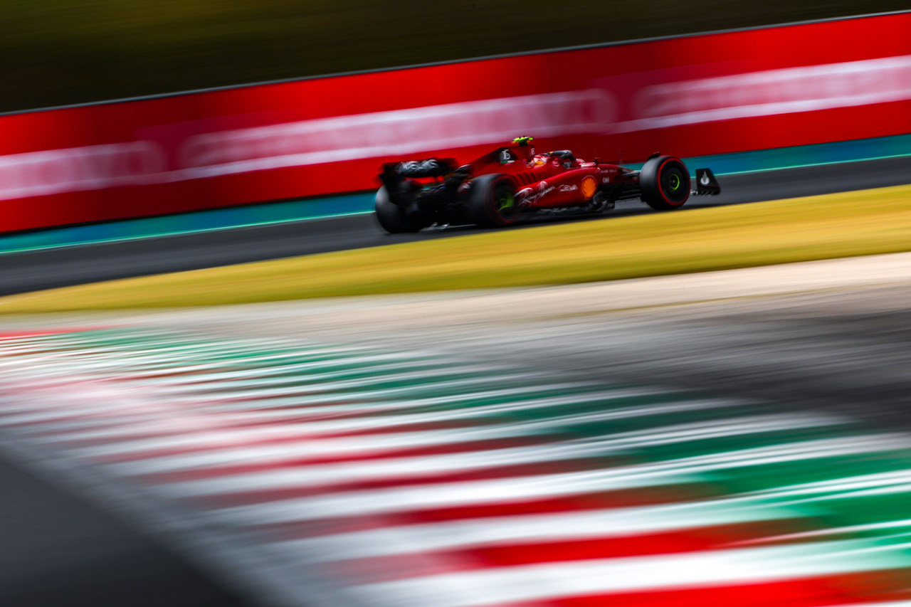 GP UNGHERIA, Carlos Sainz Jr (ESP), Ferrari 
30.07.2022. Formula 1 World Championship, Rd 13, Hungarian Grand Prix, Budapest, Hungary, Qualifiche Day.
- www.xpbimages.com, EMail: requests@xpbimages.com ¬© Copyright: Charniaux / XPB Images