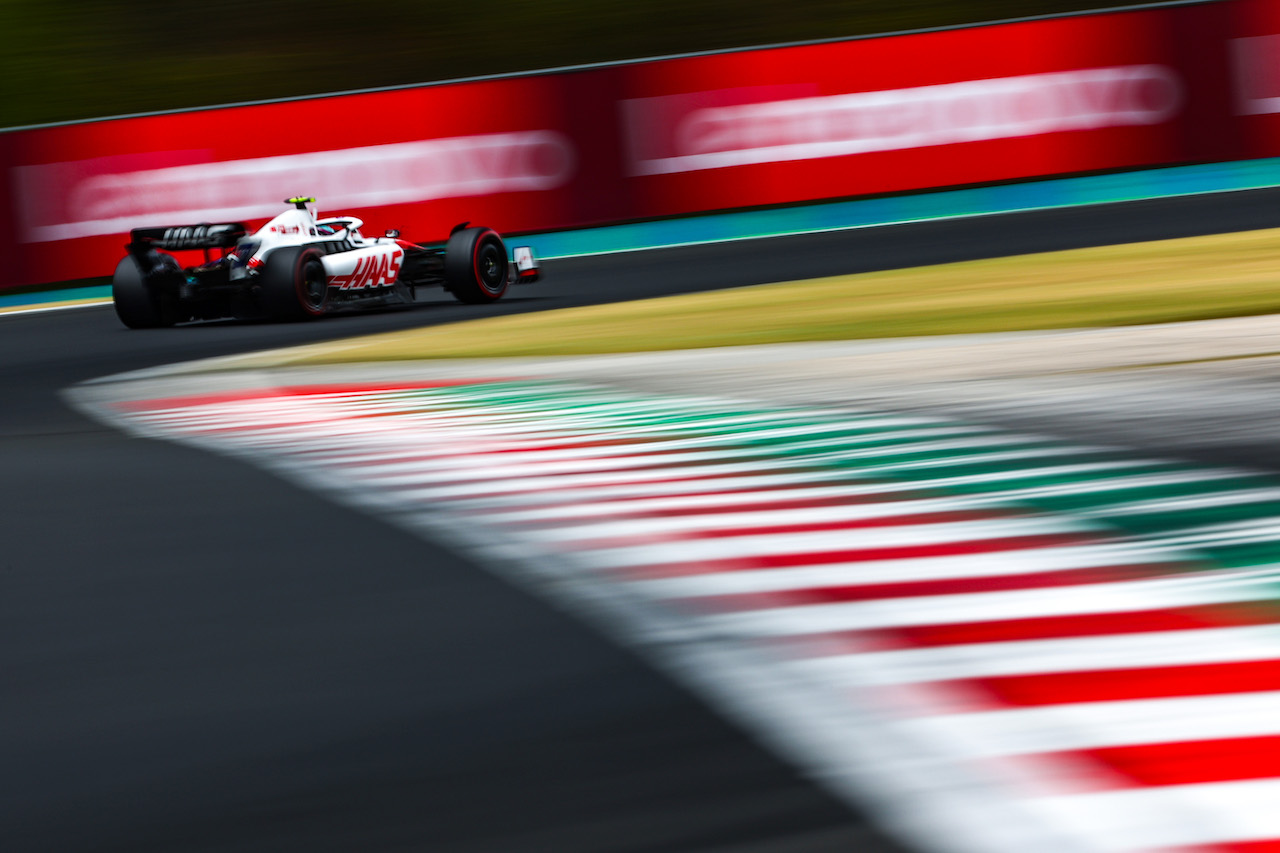 GP UNGHERIA, Mick Schumacher (GER), Haas F1 Team 
30.07.2022. Formula 1 World Championship, Rd 13, Hungarian Grand Prix, Budapest, Hungary, Qualifiche Day.
- www.xpbimages.com, EMail: requests@xpbimages.com ¬© Copyright: Charniaux / XPB Images