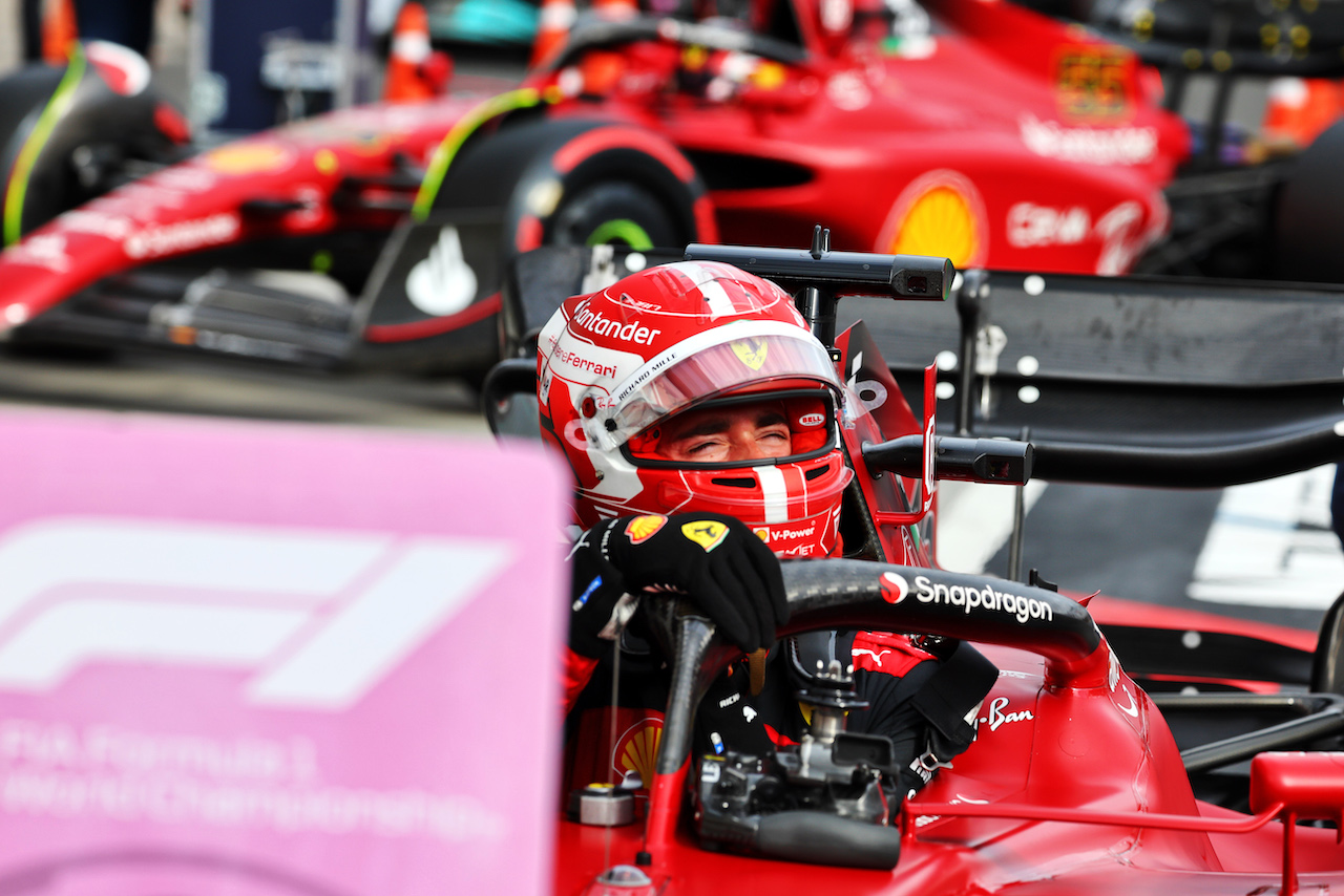 GP UNGHERIA, Charles Leclerc (MON) Ferrari F1-75 in qualifying parc ferme.
30.07.2022. Formula 1 World Championship, Rd 13, Hungarian Grand Prix, Budapest, Hungary, Qualifiche Day.
- www.xpbimages.com, EMail: requests@xpbimages.com © Copyright: Batchelor / XPB Images