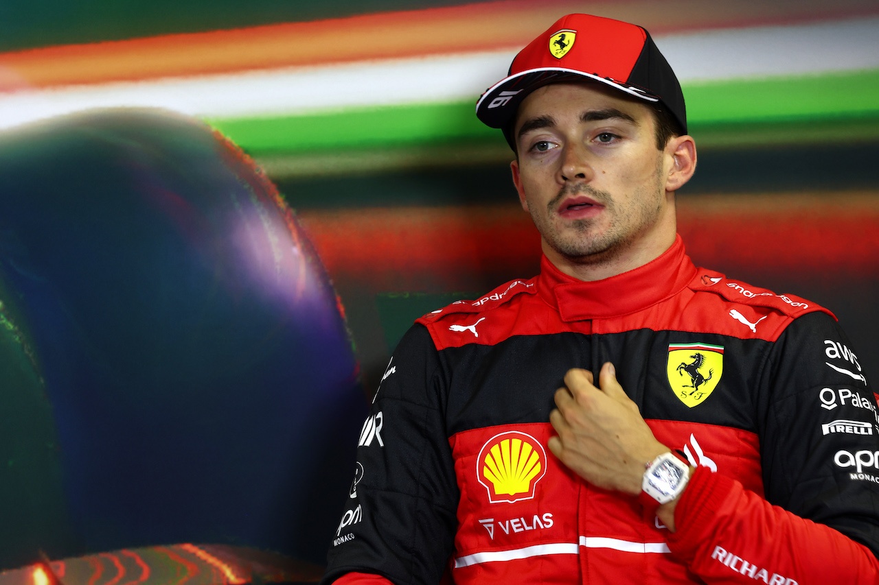 GP UNGHERIA, Charles Leclerc (MON) Ferrari in the post qualifying FIA Press Conference.
30.07.2022. Formula 1 World Championship, Rd 13, Hungarian Grand Prix, Budapest, Hungary, Qualifiche Day.
- www.xpbimages.com, EMail: requests@xpbimages.com © Copyright: Batchelor / XPB Images