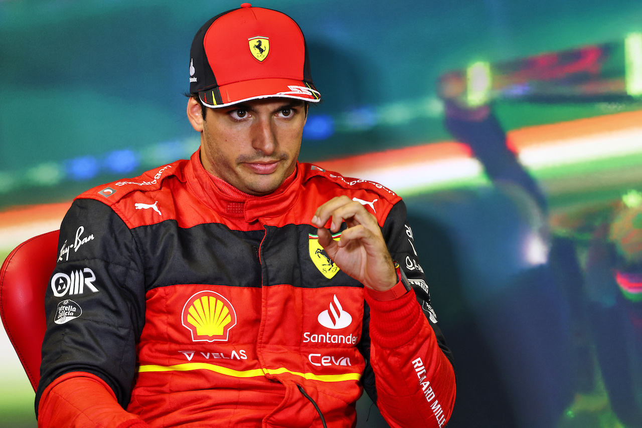 GP UNGHERIA, Carlos Sainz Jr (ESP) Ferrari in the post qualifying FIA Press Conference.
30.07.2022. Formula 1 World Championship, Rd 13, Hungarian Grand Prix, Budapest, Hungary, Qualifiche Day.
- www.xpbimages.com, EMail: requests@xpbimages.com © Copyright: Batchelor / XPB Images