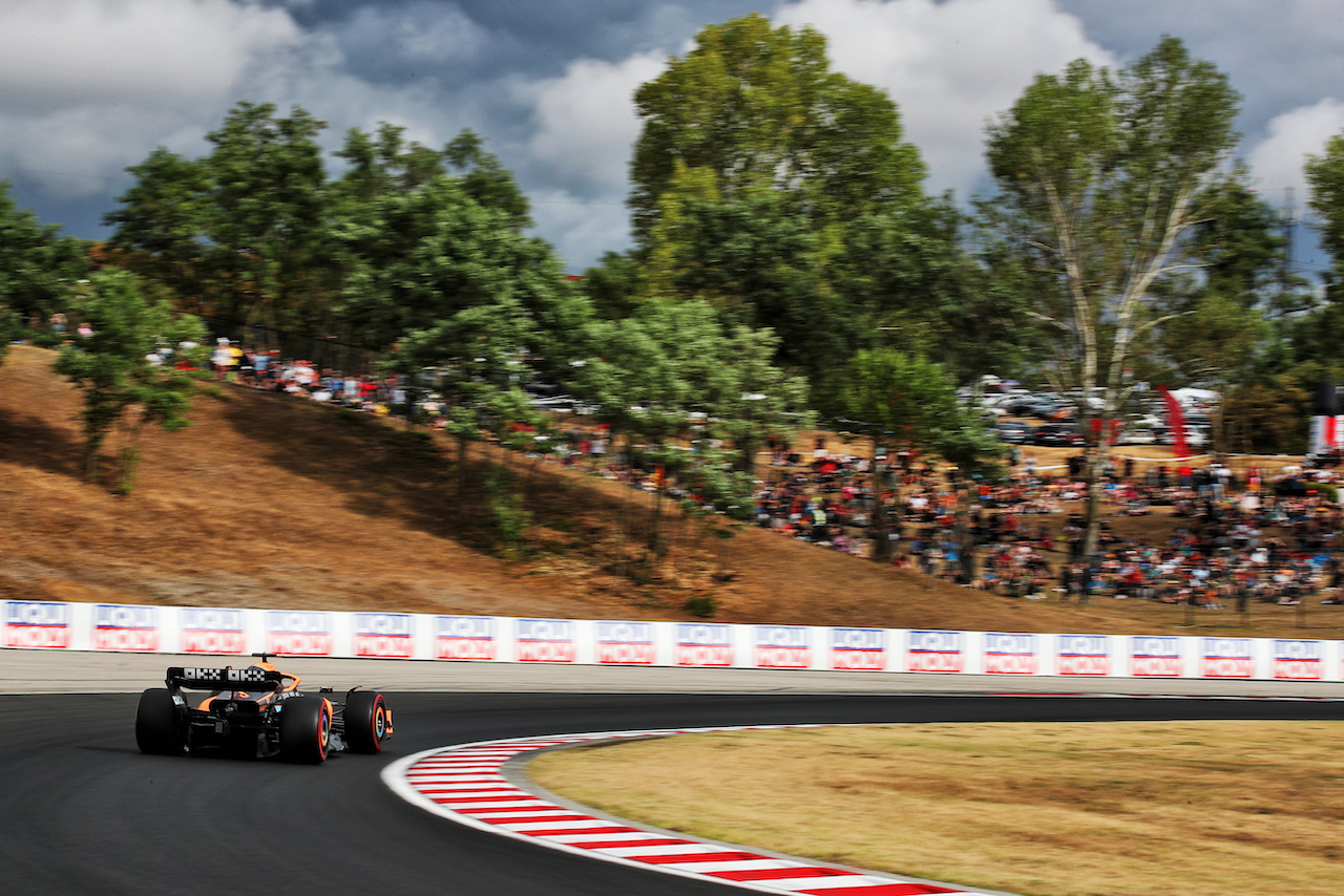 GP UNGHERIA, Daniel Ricciardo (AUS) McLaren MCL36.
30.07.2022. Formula 1 World Championship, Rd 13, Hungarian Grand Prix, Budapest, Hungary, Qualifiche Day.
 - www.xpbimages.com, EMail: requests@xpbimages.com © Copyright: Coates / XPB Images