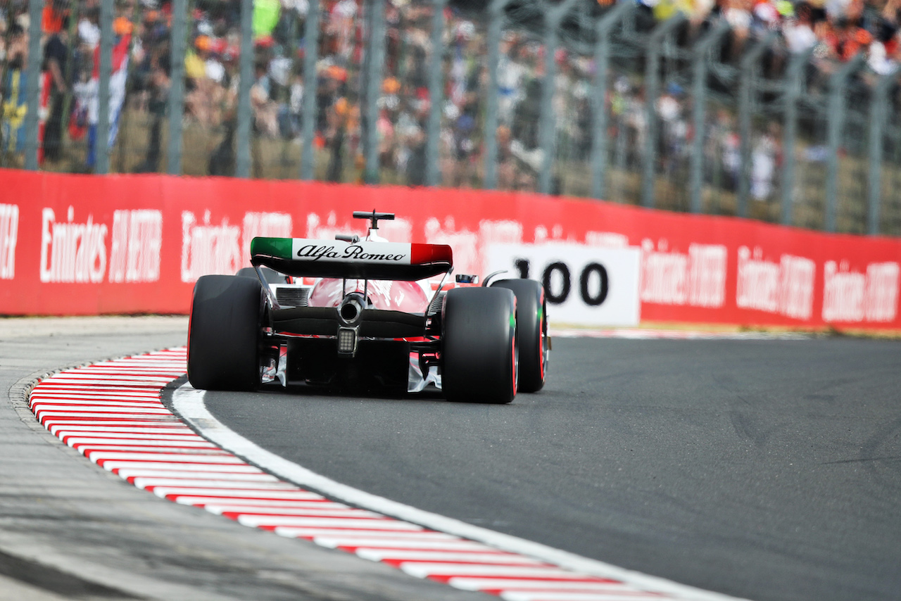 GP UNGHERIA, Valtteri Bottas (FIN) Alfa Romeo F1 Team C42.
30.07.2022. Formula 1 World Championship, Rd 13, Hungarian Grand Prix, Budapest, Hungary, Qualifiche Day.
 - www.xpbimages.com, EMail: requests@xpbimages.com © Copyright: Coates / XPB Images