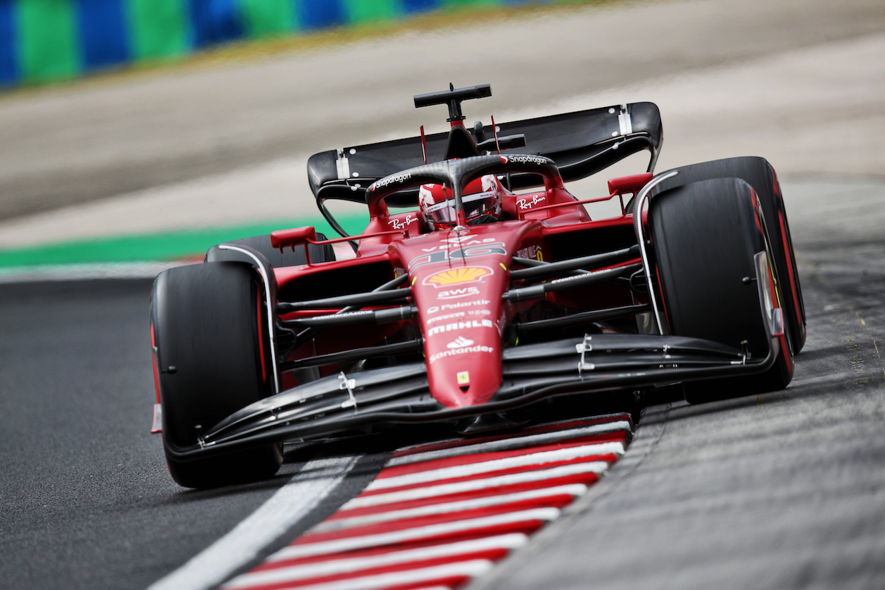 GP UNGHERIA, Charles Leclerc (MON) Ferrari F1-75.
30.07.2022. Formula 1 World Championship, Rd 13, Hungarian Grand Prix, Budapest, Hungary, Qualifiche Day.
 - www.xpbimages.com, EMail: requests@xpbimages.com © Copyright: Coates / XPB Images