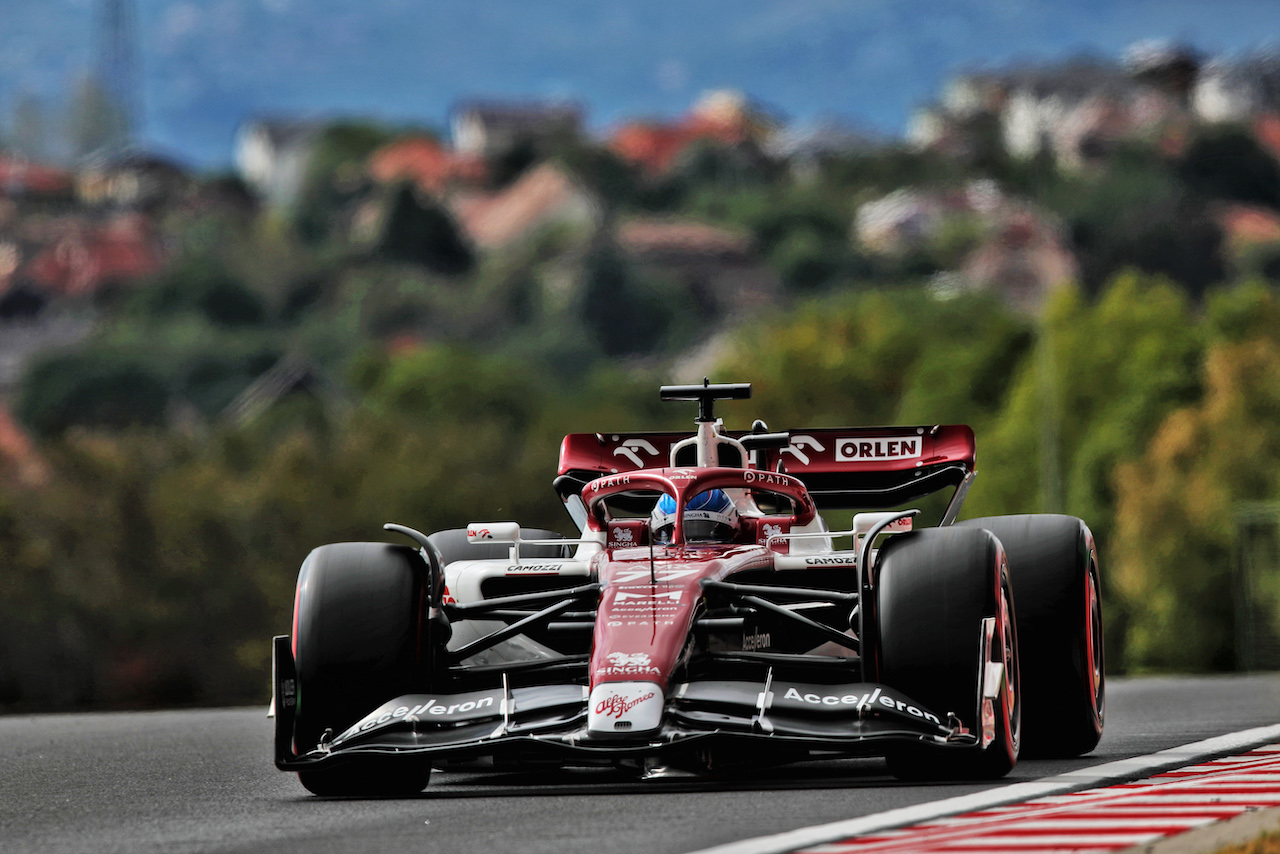 GP UNGHERIA, Valtteri Bottas (FIN) Alfa Romeo F1 Team C42.
30.07.2022. Formula 1 World Championship, Rd 13, Hungarian Grand Prix, Budapest, Hungary, Qualifiche Day.
 - www.xpbimages.com, EMail: requests@xpbimages.com © Copyright: Coates / XPB Images