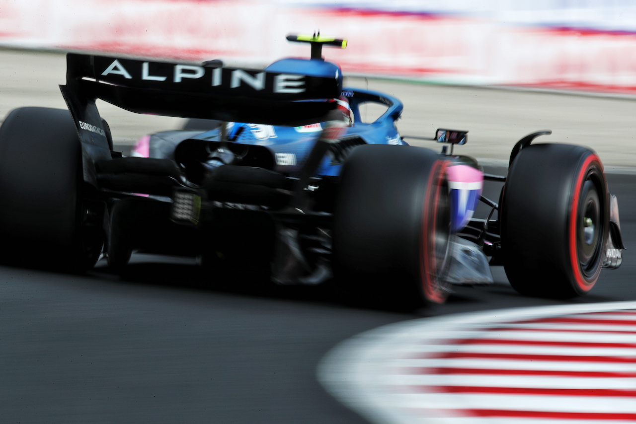 GP UNGHERIA, Esteban Ocon (FRA) Alpine F1 Team A522.
30.07.2022. Formula 1 World Championship, Rd 13, Hungarian Grand Prix, Budapest, Hungary, Qualifiche Day.
 - www.xpbimages.com, EMail: requests@xpbimages.com © Copyright: Coates / XPB Images