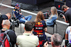 GP UNGHERIA, Max Verstappen (NLD) Red Bull Racing with the media.
30.07.2022. Formula 1 World Championship, Rd 13, Hungarian Grand Prix, Budapest, Hungary, Qualifiche Day.
 - www.xpbimages.com, EMail: requests@xpbimages.com © Copyright: Coates / XPB Images