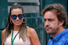 GP UNGHERIA, Andrea Schlager (AUT) Journalist with herr boyfriend Fernando Alonso (ESP) Alpine F1 Team.
30.07.2022. Formula 1 World Championship, Rd 13, Hungarian Grand Prix, Budapest, Hungary, Qualifiche Day.
 - www.xpbimages.com, EMail: requests@xpbimages.com © Copyright: Coates / XPB Images