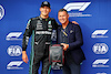 GP UNGHERIA, (L to R): Pole sitter George Russell (GBR) Mercedes AMG F1 celebrates in qualifying parc ferme with Tom Kristensen (DEN).
30.07.2022. Formula 1 World Championship, Rd 13, Hungarian Grand Prix, Budapest, Hungary, Qualifiche Day.
- www.xpbimages.com, EMail: requests@xpbimages.com © Copyright: Batchelor / XPB Images