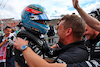 GP UNGHERIA, George Russell (GBR) Mercedes AMG F1 celebrates his pole position in qualifying parc ferme with the team.
30.07.2022. Formula 1 World Championship, Rd 13, Hungarian Grand Prix, Budapest, Hungary, Qualifiche Day.
- www.xpbimages.com, EMail: requests@xpbimages.com © Copyright: Batchelor / XPB Images