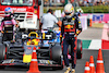 GP UNGHERIA, Max Verstappen (NLD) Red Bull Racing RB18 in qualifying parc ferme.
30.07.2022. Formula 1 World Championship, Rd 13, Hungarian Grand Prix, Budapest, Hungary, Qualifiche Day.
- www.xpbimages.com, EMail: requests@xpbimages.com © Copyright: Batchelor / XPB Images