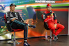 GP UNGHERIA, (L to R): George Russell (GBR) Mercedes AMG F1 e Charles Leclerc (MON) Ferrari in the post qualifying FIA Press Conference.
30.07.2022. Formula 1 World Championship, Rd 13, Hungarian Grand Prix, Budapest, Hungary, Qualifiche Day.
- www.xpbimages.com, EMail: requests@xpbimages.com © Copyright: Batchelor / XPB Images