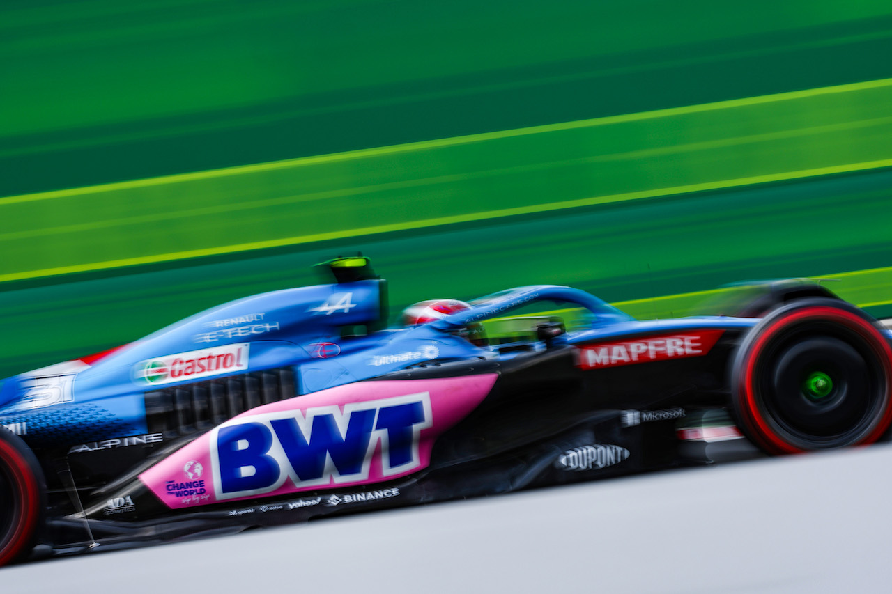 GP UNGHERIA, Esteban Ocon (FRA), Alpine F1 Team 
29.07.2022. Formula 1 World Championship, Rd 13, Hungarian Grand Prix, Budapest, Hungary, Practice Day.
- www.xpbimages.com, EMail: requests@xpbimages.com ¬© Copyright: Charniaux / XPB Images