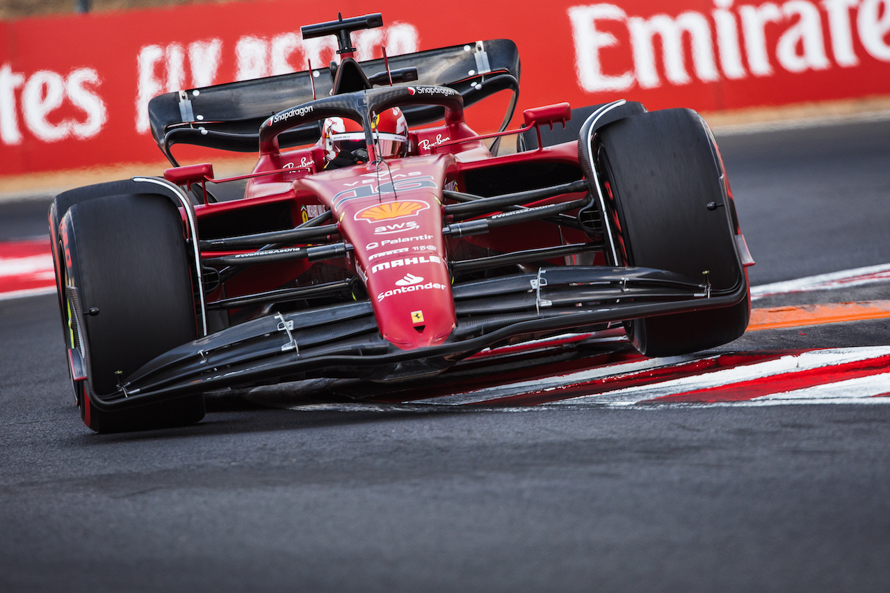 GP UNGHERIA, Charles Leclerc (MON) Ferrari F1-75.
29.07.2022. Formula 1 World Championship, Rd 13, Hungarian Grand Prix, Budapest, Hungary, Practice Day.
- www.xpbimages.com, EMail: requests@xpbimages.com © Copyright: Bearne / XPB Images
