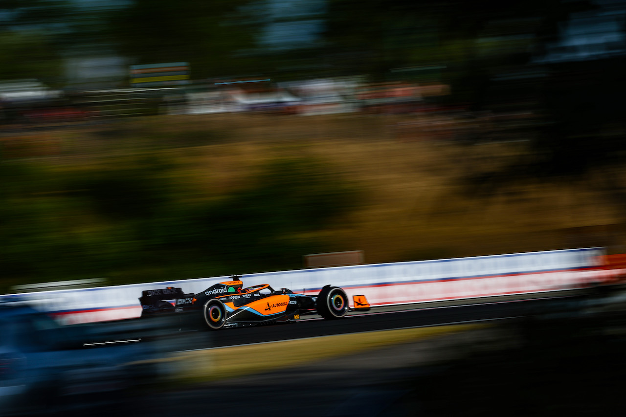 GP UNGHERIA, Daniel Ricciardo (AUS), McLaren F1 Team 
29.07.2022. Formula 1 World Championship, Rd 13, Hungarian Grand Prix, Budapest, Hungary, Practice Day.
- www.xpbimages.com, EMail: requests@xpbimages.com ¬© Copyright: Charniaux / XPB Images
