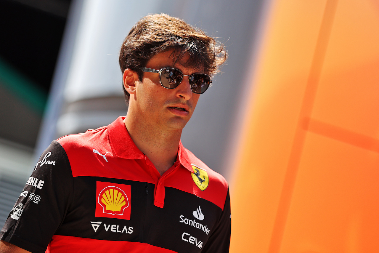 GP UNGHERIA, Carlos Sainz Jr (ESP) Ferrari.
29.07.2022. Formula 1 World Championship, Rd 13, Hungarian Grand Prix, Budapest, Hungary, Practice Day.
- www.xpbimages.com, EMail: requests@xpbimages.com © Copyright: Moy / XPB Images
