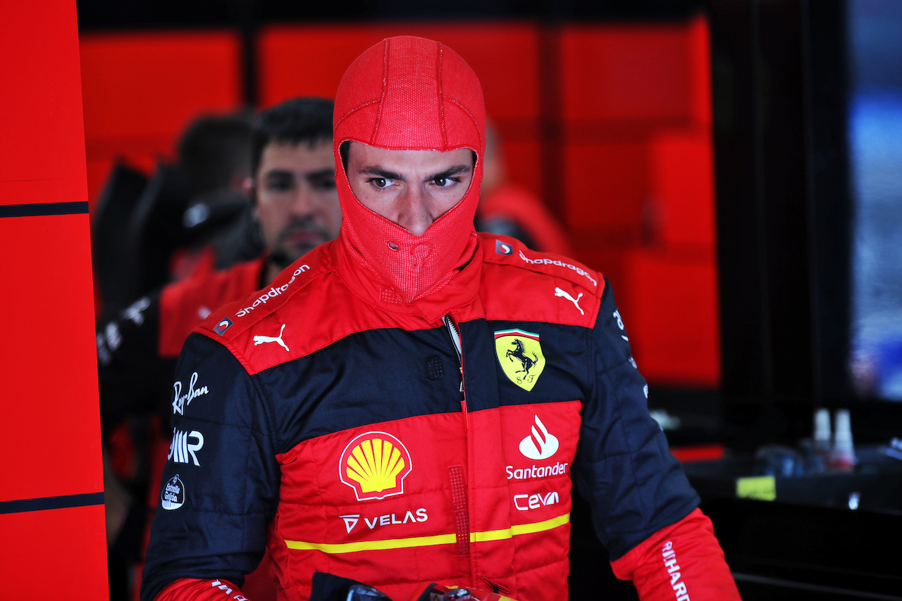 GP UNGHERIA, Carlos Sainz Jr (ESP) Ferrari.
29.07.2022. Formula 1 World Championship, Rd 13, Hungarian Grand Prix, Budapest, Hungary, Practice Day.
 - www.xpbimages.com, EMail: requests@xpbimages.com © Copyright: Coates / XPB Images