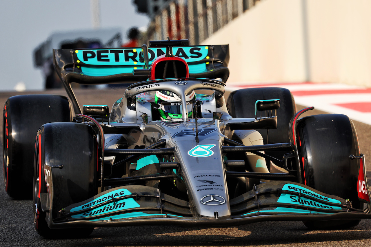 TEST ABU DHABI, Frederik Vesti (DEN) Mercedes AMG F1 W13 Test Driver.
22.11.2022. Formula 1 Testing, Yas Marina Circuit, Abu Dhabi, Tuesday.
- www.xpbimages.com, EMail: requests@xpbimages.com © Copyright: Bearne / XPB Images