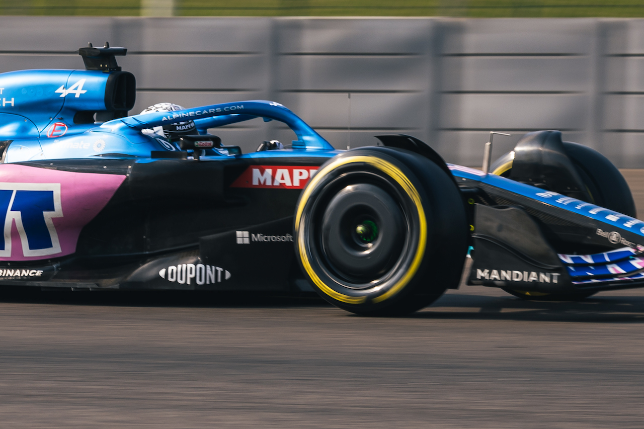 TEST ABU DHABI, Pierre Gasly (FRA) Alpine F1 Team A522.
22.11.2022. Formula 1 Testing, Yas Marina Circuit, Abu Dhabi, Tuesday.
- www.xpbimages.com, EMail: requests@xpbimages.com © Copyright: Bearne / XPB Images