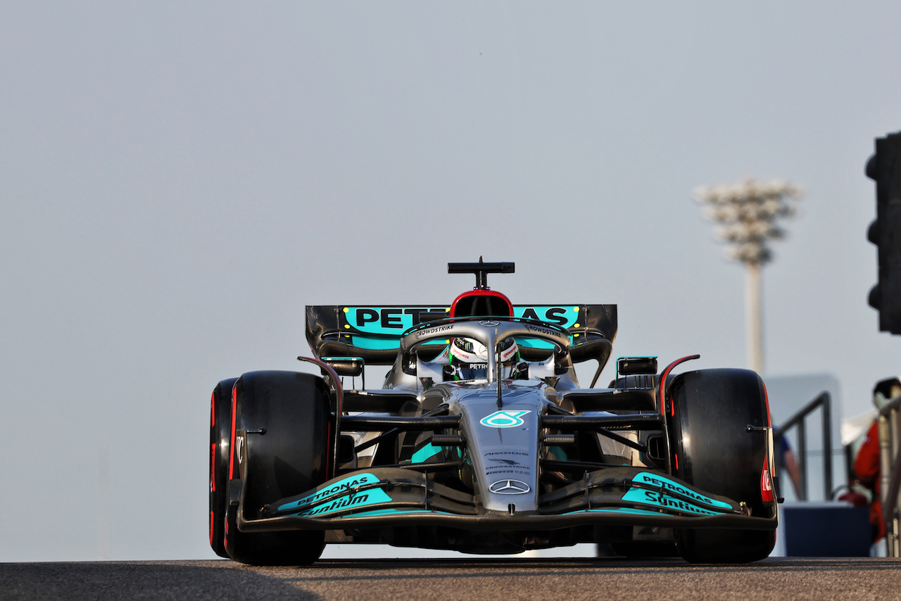 TEST ABU DHABI, Frederik Vesti (DEN) Mercedes AMG F1 W13 Test Driver.
22.11.2022. Formula 1 Testing, Yas Marina Circuit, Abu Dhabi, Tuesday.
- www.xpbimages.com, EMail: requests@xpbimages.com © Copyright: Bearne / XPB Images