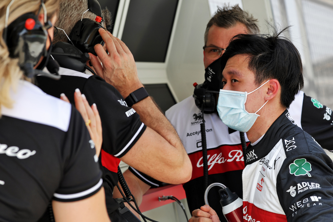 TEST BAHRAIN, Guanyu Zhou (CHN) Alfa Romeo F1 Team.
10.03.2022. Formula 1 Testing, Sakhir, Bahrain, Day One.
- www.xpbimages.com, EMail: requests@xpbimages.com © Copyright: Bearne / XPB Images