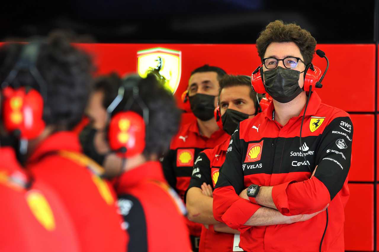 TEST BAHRAIN, Mattia Binotto (ITA) Ferrari Team Principal.
10.03.2022. Formula 1 Testing, Sakhir, Bahrain, Day One.
 - www.xpbimages.com, EMail: requests@xpbimages.com © Copyright: Coates / XPB Images