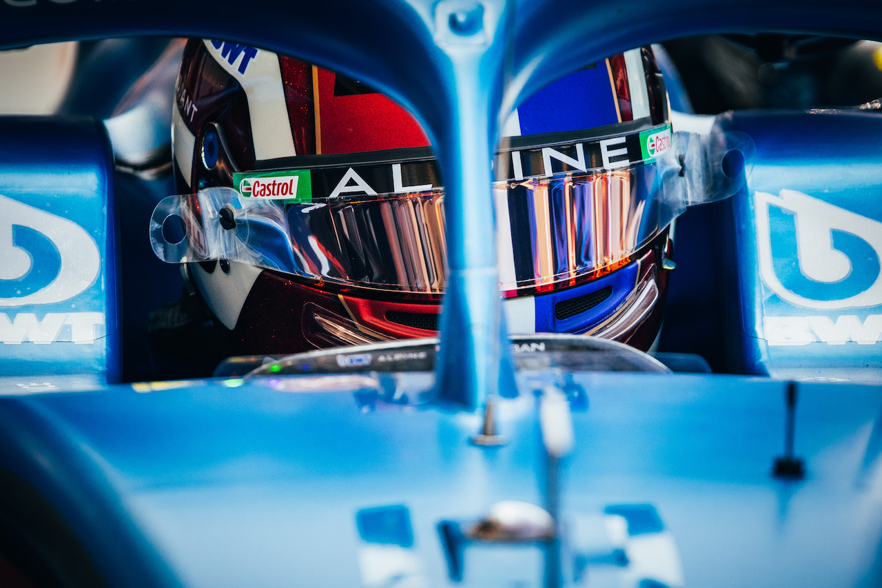 TEST BAHRAIN, Esteban Ocon (FRA) Alpine F1 Team A522.
10.03.2022. Formula 1 Testing, Sakhir, Bahrain, Day One.
- www.xpbimages.com, EMail: requests@xpbimages.com © Copyright: Bearne / XPB Images