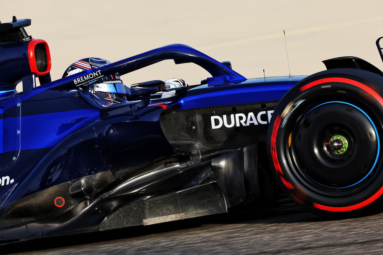 TEST BAHRAIN, Alexander Albon (THA) Williams Racing FW44.
10.03.2022. Formula 1 Testing, Sakhir, Bahrain, Day One.
- www.xpbimages.com, EMail: requests@xpbimages.com © Copyright: Batchelor / XPB Images