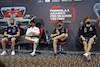 TEST BAHRAIN, (L to R): Nicholas Latifi (CDN) Williams Racing; Yuki Tsunoda (JPN) AlphaTauri; Max Verstappen (NLD) Red Bull Racing; e George Russell (GBR) Mercedes AMG F1, in the FIA Press Conference.
10.03.2022. Formula 1 Testing, Sakhir, Bahrain, Day One.
- www.xpbimages.com, EMail: requests@xpbimages.com © Copyright: Bearne / XPB Images