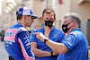 TEST BAHRAIN, (L to R): Esteban Ocon (FRA) Alpine F1 Team with Laurent Rossi (FRA) Alpine Chief Executive Officer e Otmar Szafnauer (USA) Alpine F1 Team, Team Principal.
10.03.2022. Formula 1 Testing, Sakhir, Bahrain, Day One.
- www.xpbimages.com, EMail: requests@xpbimages.com © Copyright: Moy / XPB Images