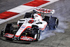 TEST BAHRAIN, Pietro Fittipaldi (BRA) Haas VF-22 Reserve Driver locks up under braking.
10.03.2022. Formula 1 Testing, Sakhir, Bahrain, Day One.
 - www.xpbimages.com, EMail: requests@xpbimages.com © Copyright: Coates / XPB Images