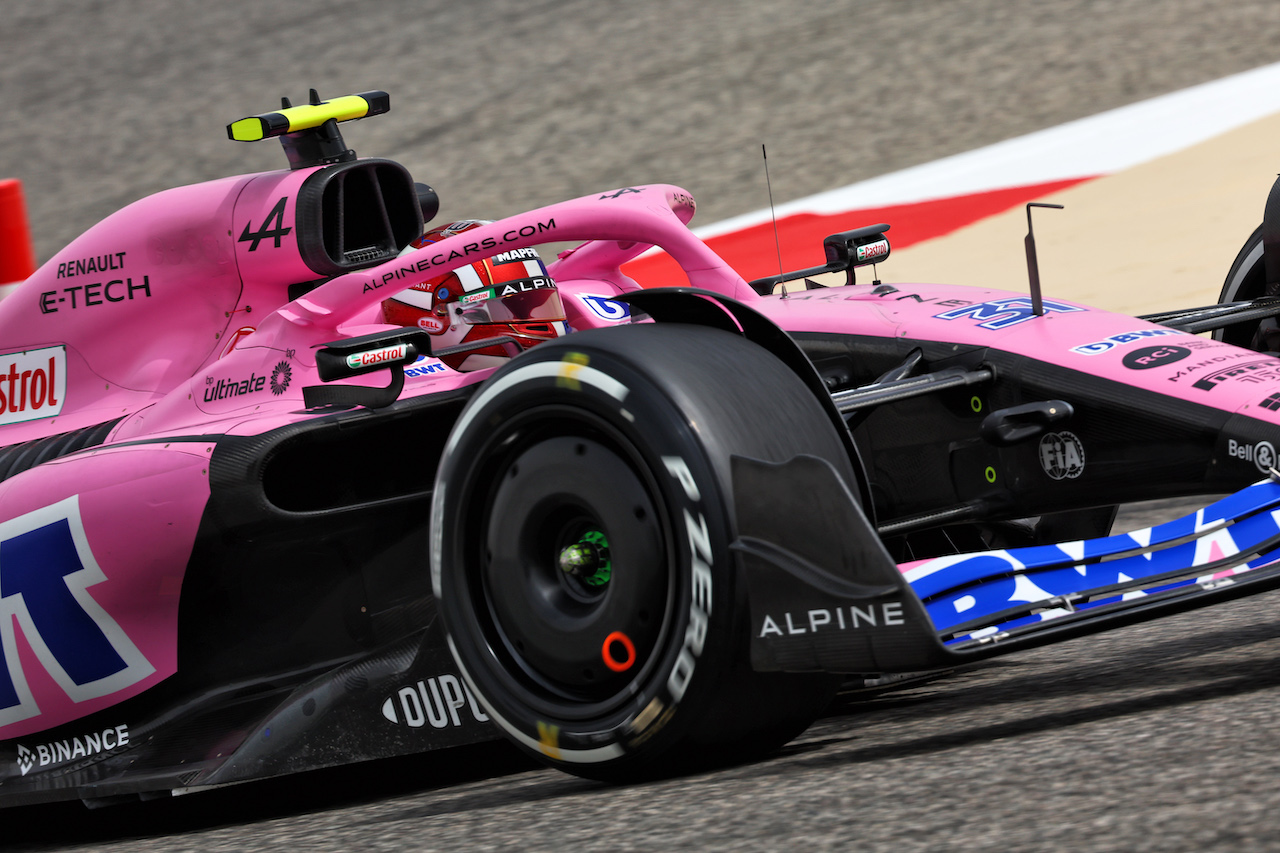 TEST BAHRAIN, Esteban Ocon (FRA) Alpine F1 Team A522.
11.03.2022. Formula 1 Testing, Sakhir, Bahrain, Day Two.
- www.xpbimages.com, EMail: requests@xpbimages.com © Copyright: Batchelor / XPB Images