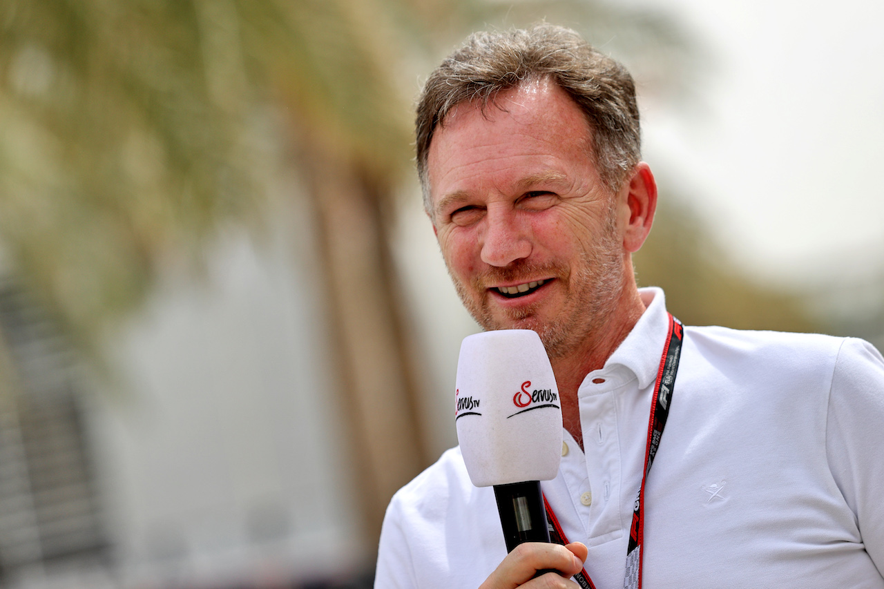 TEST BAHRAIN, Christian Horner (GBR) Red Bull Racing Team Principal.
11.03.2022. Formula 1 Testing, Sakhir, Bahrain, Day Two.
- www.xpbimages.com, EMail: requests@xpbimages.com © Copyright: Moy / XPB Images