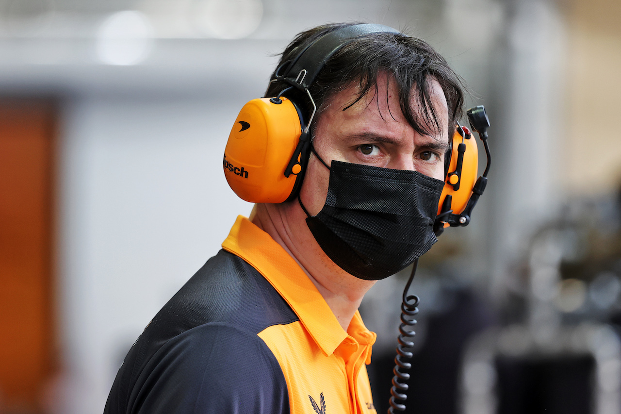 TEST BAHRAIN, James Key (GBR) McLaren Technical Director.
11.03.2022. Formula 1 Testing, Sakhir, Bahrain, Day Two.
 - www.xpbimages.com, EMail: requests@xpbimages.com © Copyright: Coates / XPB Images